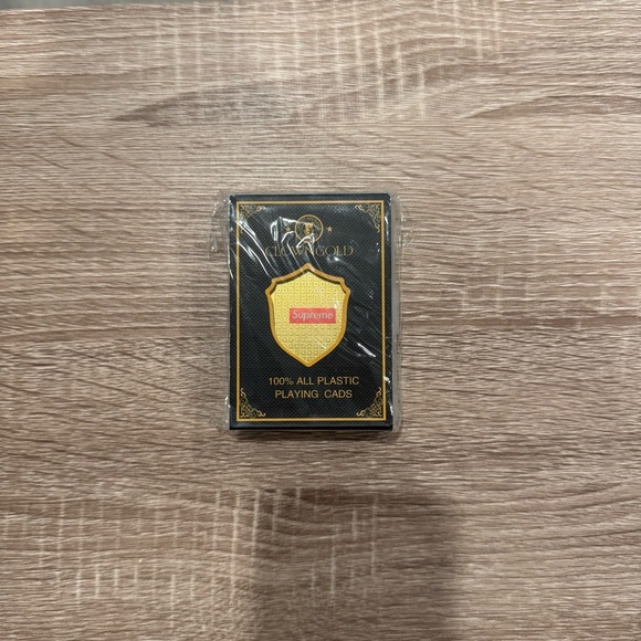 Supreme Clowngold Gold Foil Playing Cards, Designer, 2013 collection, Like New - Picture 3 of 5
